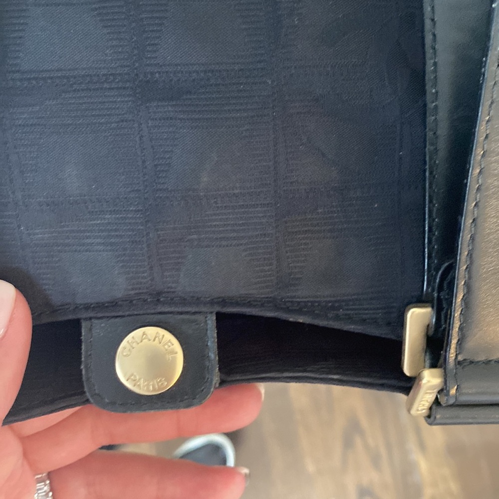 Authentic Chanel monogram nylon handbag black - Picture 7 of 17